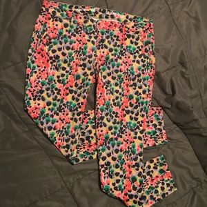 Gap Skinny Mini Ankle Khaki Jeans with Pattern